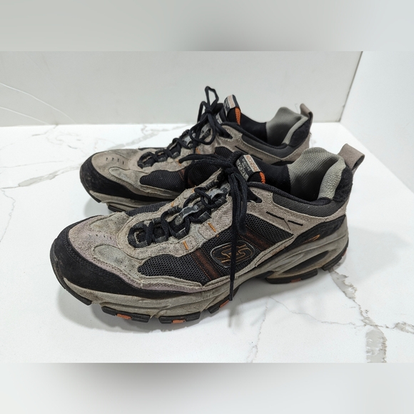 Skechers Sport Men's Vigor 2.0 Trait Memory Foam Sneaker hiking boots leather 13 - Picture 1 of 11